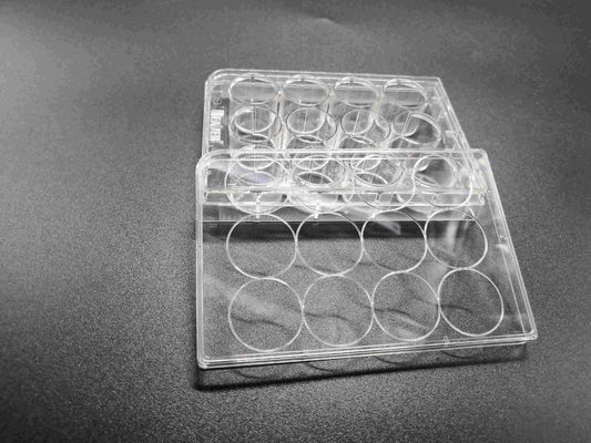 Il trattamento 12 della cultura del tessuto placca bene i materiali di consumo d'imballaggio standard della coltura cellulare