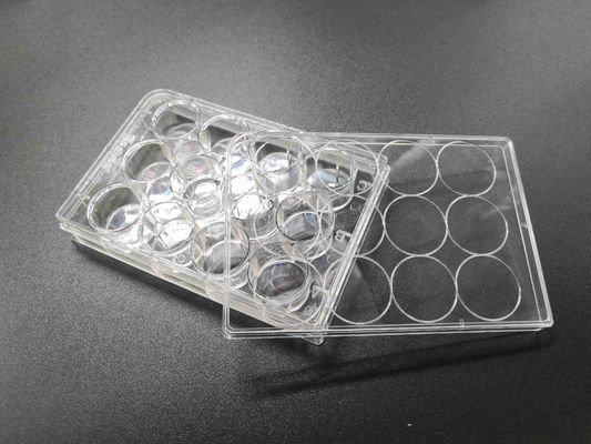 Il trattamento 12 della cultura del tessuto placca bene i materiali di consumo d'imballaggio standard della coltura cellulare
