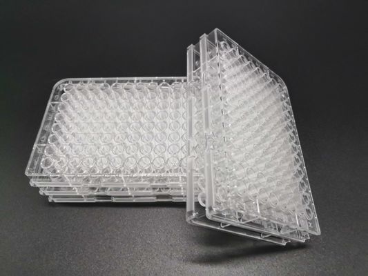 imballaggio standard dei materiali di consumo trasparenti della coltura cellulare del piatto del CTT 96-Well