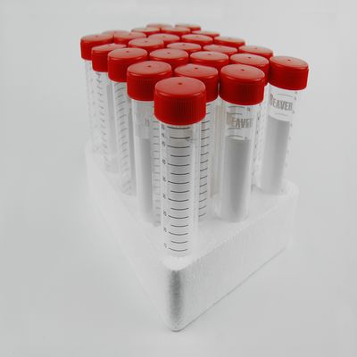 I tubi centrifughi inferiori conici 50mL hanno tormentato sterile insaccati