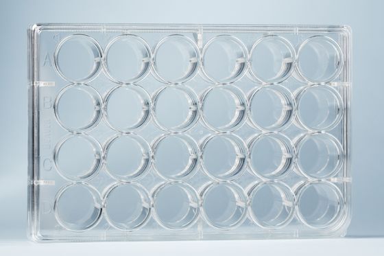Il laboratorio 24 placca bene il polistirolo dei materiali di consumo della coltura cellulare